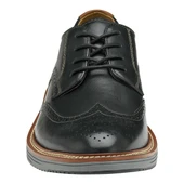 Johnston Murphy Men's Upton Wingtip 20-3531 Black Full Grain - Image 7