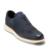 Cole Haan Men's 2.Zerogrand Laser Wingtip Oxfords C39564 Navy Blz