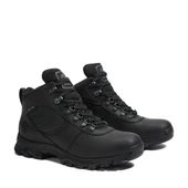 Timberland Men's Mt. Maddsen Waterproof Mid Hiking Boot TB12731R001 Black Full-Grain - Image 4