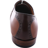 Alden Men's D2319 - Saddle Oxford - Tan Burnished with Dark Brown Calf Saddle - Image 5