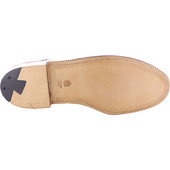 Alden Men's D2319 - Saddle Oxford - Tan Burnished with Dark Brown Calf Saddle - Sole