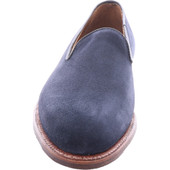 Alden Men's D2111F Pump Loafer Navy Suede - Front