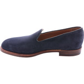 Alden Men's D2111F Pump Loafer Navy Suede - Inside