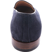 Alden Men's D2111F Pump Loafer Navy Suede - Back
