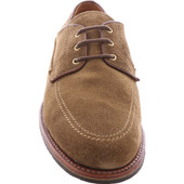 Alden 735L 3-Eye Mocc Blucher - Snuff Suede - Front