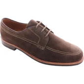 Alden 731L 3-Eye Mocc Blucher - Humus Suede - Main Image