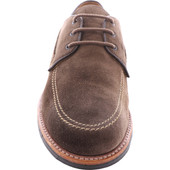 Alden 731L 3-Eye Mocc Blucher - Humus Suede - Front