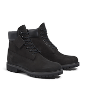 Timberland Men's Premium 6-Inch Waterproof Boots TB110073001 Black Nubuck - Outer Side