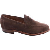 Alden Shoes Men's Madison Penny 96382 Humus Suede - Outer Side