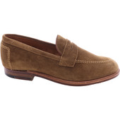 Alden Shoes Men's Madison Penny D0214 Snuff Suede - Outer Side