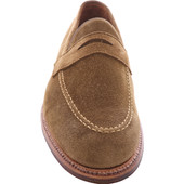 Alden Shoes Men's Madison Penny D0214 Snuff Suede - Front