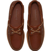 Timberland Men's Lake House Classic 2-Eye Boat Shoe TB0A4187EM6 Rust Full Grain - Outer Side
