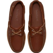 Timberland Men's Lake House Classic 2-Eye Boat Shoe TB0A4187EM6 Rust Full Grain - Image 2