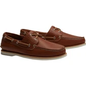 Timberland Men's Lake House Classic 2-Eye Boat Shoe TB0A4187EM6 Rust Full Grain - Image 4