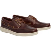 Timberland Men's Portofino Pier Boat Shoe TB0A6CXMEIW Burgundy Full Grain - Image 4