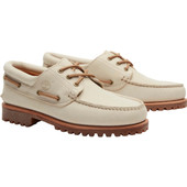 Timberland Men's Lake House 3-Eye Lug Boat Shoe TB0A2PDQEN7 Light Beige Nubuck - Image 4