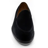 Alden Men's D5108 Pump Loafer Moc Toe Black Kid Suede - Image 5