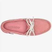 Sebago Women's Portland Nubuck 74121SW-A22 Pink-White - Outer Side