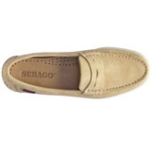Sebago Women's Dan Boat Roughout 72123HW-906 Beige Camel - Outer Side