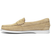 Sebago Women's Dan Boat Roughout 72123HW-906 Beige Camel - Front