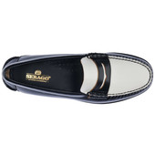 Sebago Women's Classic Dan 7001530-987 Black-White - Front