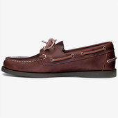 Sebago Men's Docksides Portland Waxed 70000G0-925 Brown-Gum - Front