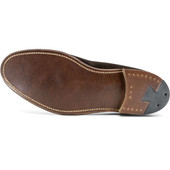 Alden Men's D5107 Pump Loafer Moc Toe Chocolate Suede - Top