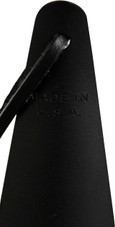 Metal Shoe Horn 4.5 in - Made in the USA - Classic Black-Silver Dad - Back