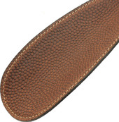 Leather Shoe Horn w Lace 8 in - Made in the USA - Football Leather - Sole