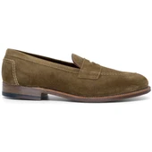 Alden 9693F Leisure Penny Loafer - Snuff Suede - Back