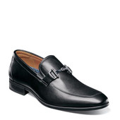 Florsheim Men's Zaffiro Moc Toe Bit Loafer 15209-001 Black - Main Image