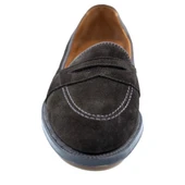 Alden Men's G9201 - Full Strap Slip On - Chocolate Suede - Image 2