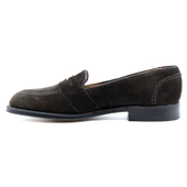 Alden Men's G9201 - Full Strap Slip On - Chocolate Suede - Image 3