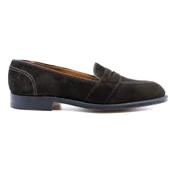 Alden Men's G9201 - Full Strap Slip On - Chocolate Suede - Image 5