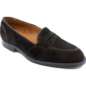 Alden Men's G9201 - Full Strap Slip On - Chocolate Suede - Main Image
