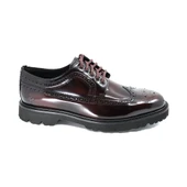 Cole Haan Men's C38659 - American Classics Longwing Oxfords Deep Burgundy Brush-Off/Black - Image 2