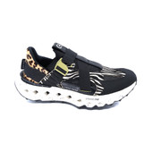 Cole Haan Men's C38457 - 5.ZERØGRAND Monk Strap Running Shoe Black/Safari Print/Ivory - Image 2