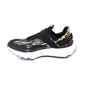 Cole Haan Men's C38457 - 5.ZERØGRAND Monk Strap Running Shoe Black/Safari Print/Ivory - Image 3