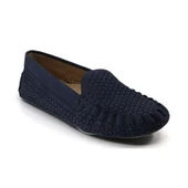 Cole Haan Women's W19478 - Evelyn Driver Vintage Indigo Per - Main Image
