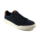 Cole Haan Men's GrandPro Rally Lace-to-Toe Sneakers C39503 Navy Nubuck-Ivory - Main Image
