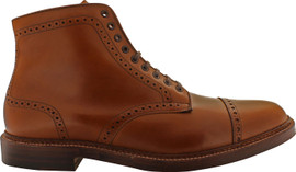 Alden Men's 39701 - Perforated Cap Toe Boot - Dark Tan - The