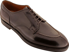 Alden Hemispheres by Jacobson Vチップ 81/2 Alden Men's 2211 - NST Tie Blucher - Black Shell Cordovan - The