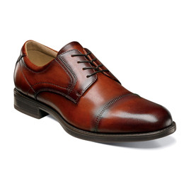 Florsheim Men's Midtown Cap Toe Oxfo 12138-221 Cognac Loading Image