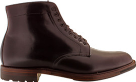 Alden Men's D5825C - Plain Toe Commando Sole Boot - Color 8 Shell Cordovan