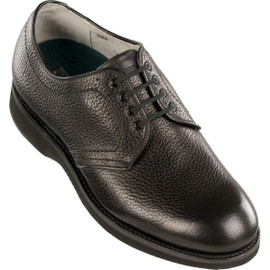 Alden Men's 311 - Plain Toe Blucher Oxford Lightweight Rubber Outsole - Black Calfskin Loading Image