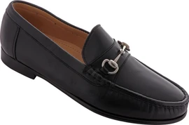 Alan Payne Men's Snaffle Bit Loafer SNAFFLE-20 Black Loading Image