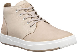Timberland Men's Davis Square Chukka TB0A1Y9PK51 Light Taupe Fabric-Nubuck Loading Image