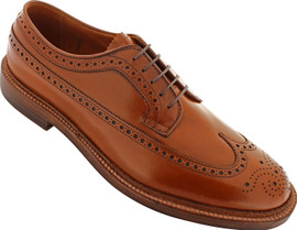Alden Men's 979 - Long Wing - Burnished Tan Calfskin Loading Image