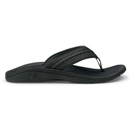 Olukai Men's HOKUA 10161-4042 Black-Dk Shadow Loading Image