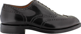 Alden Men's 9741 - Wing Tip Bal - Black Shell Cordovan